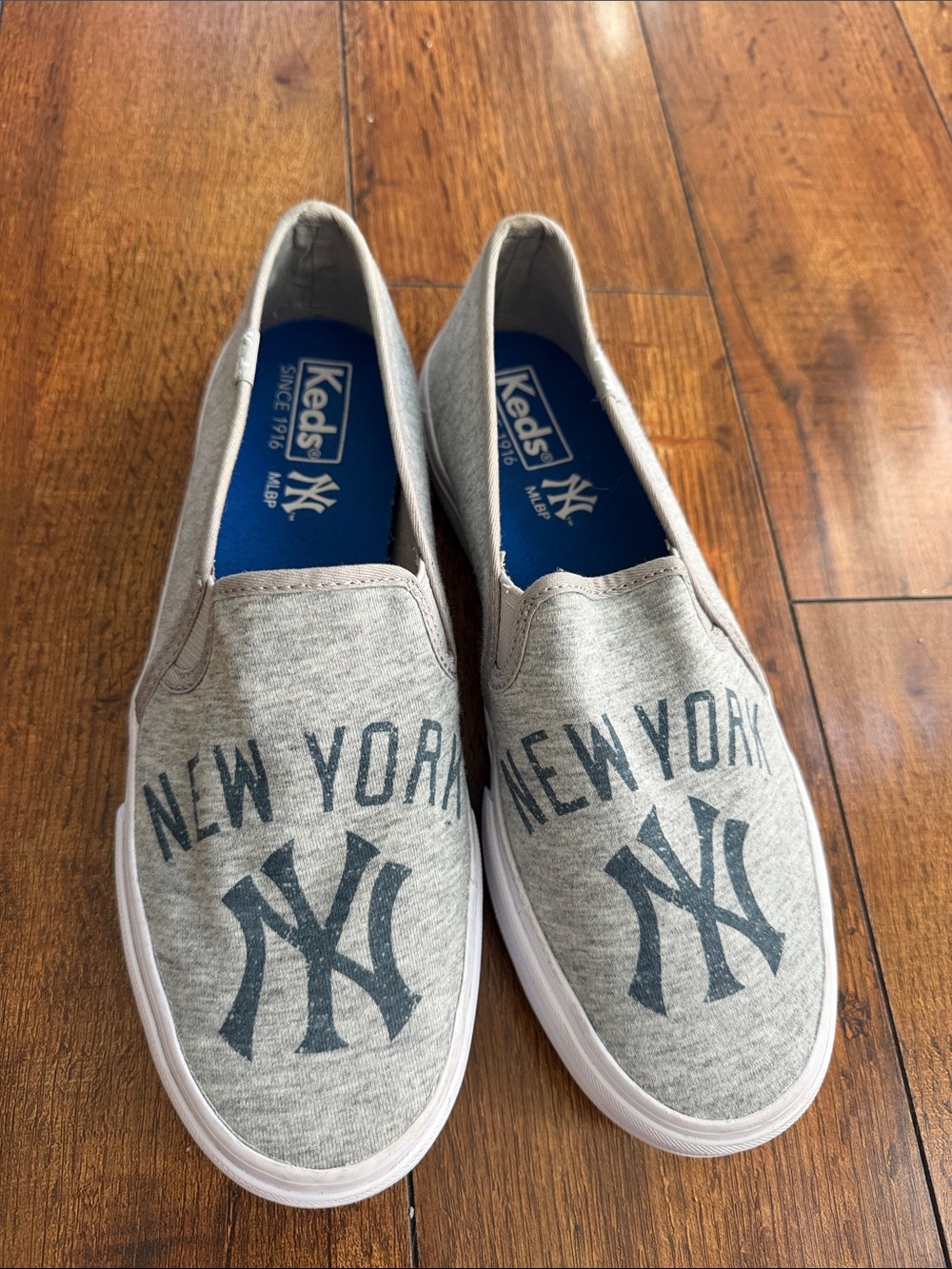 Keds Gray New York Slip-On Sneakers